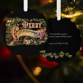 華美フローラビクトリアンの挨拶の写真 オーナメントカード