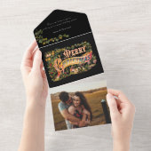 華美フローラビクトリアンの挨拶の写真 オールインワン招待状 (貼ってはがせる)