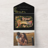 華美フローラビクトリアンの挨拶の写真 オールインワン招待状 (内側)