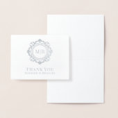 華美フローラモノグラ結婚ムありがとう 箔カード (ディスプレー)