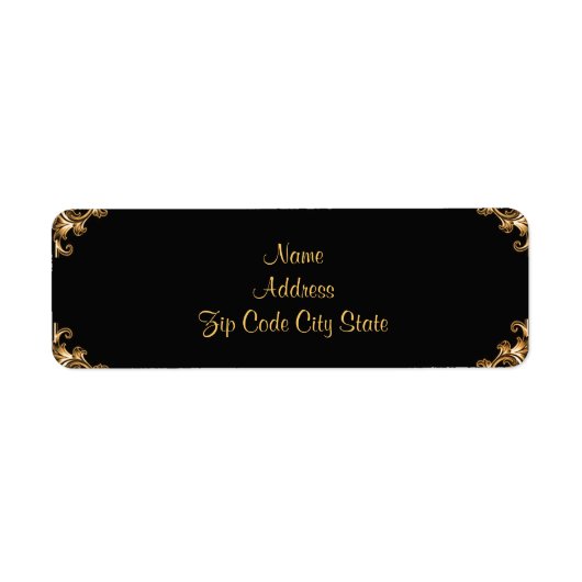 華美フローラ旋回住所 シール (正面)