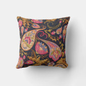 華美ペイズリー：シエレガントームレスパターン。 クッション (裏面)