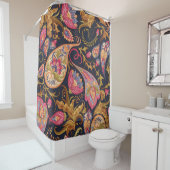 華美ペイズリー:シエレガントームレスパターン。 シャワーカーテン (インサイチュ)