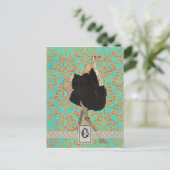 華美モノグラム葉書 ポストカード (スタンド正面)