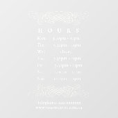 華美ヴィンテージエレガントの開始時間のタイミング ウィンドウサイン (シート)