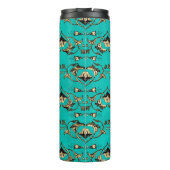 華美ヴィンテージターコイズと金ゴールド孔雀 タンブラー (裏面)