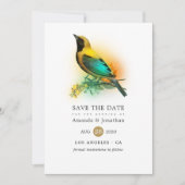 華美ヴィンテージバードケ結婚ージレース セーブザデート (正面)