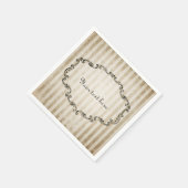 華美ヴィンテージフレームのカスタマイズ スタンダードカクテルナプキン (角)