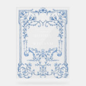 華美ヴィンテージフレームボヘミアンWELCOME結婚's アクリルサイン (正面)