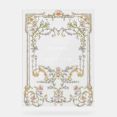 華美ヴィンテージフレームボヘミアンWELCOME結婚's アクリルサイン (正面)