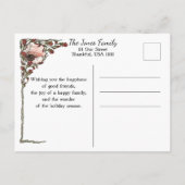 華美ヴィンテージ感謝挨拶 ポストカード (裏面)