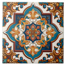 華美地中海のティール（緑がかった色）