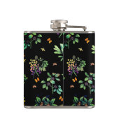 華美孔雀とヴィンテージフローラ フラスク (裏面)