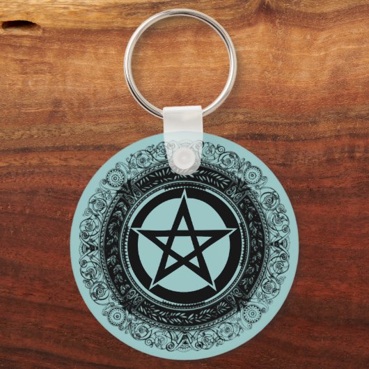 華美星形五角形 キーホルダー (正面)