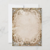 華美童話ストーリーブック結婚式招待状 招待状 (裏面)