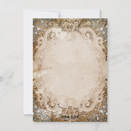 華美童話ストーリーブック結婚式招待状 招待状 (裏面)