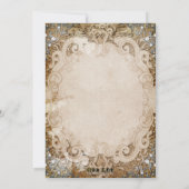 華美童話ストーリーブック結婚式招待状 招待状 (裏面)