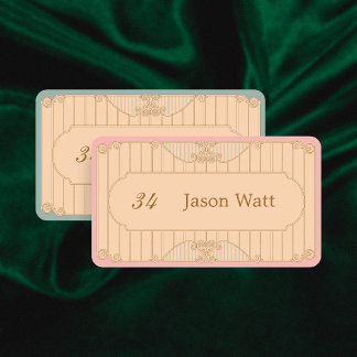 華美結婚アールヌーボー プレイスカード