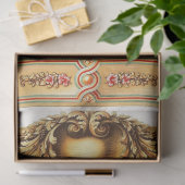 華美縁どデコペティッシュペーパー 薄葉紙 (ギフト)