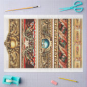 華美縁どデコペティッシュペーパー 薄葉紙 (クラフト)