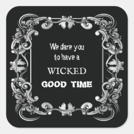 華美縁どハロウィーン スクエアシール