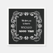 華美縁どハロウィーン スタンダードカクテルナプキン (正面)