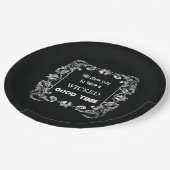 華美縁どハロウィーン ペーパープレート (アングル)