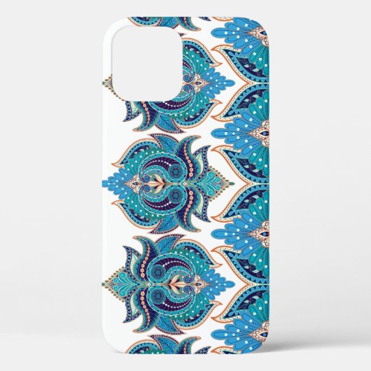 華美縁どフローラ:ヴィンテージペイズリーデザイン Case-Mate iPhoneケース (裏面)