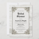 華美縁どヴィンテージブライダルシャワー 招待状 (正面)