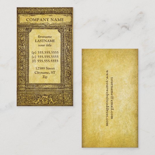 華美縁ど 名刺 (正面/裏面)