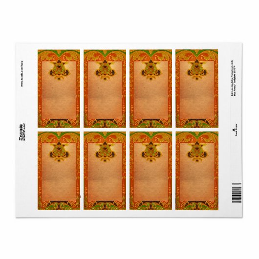 華美薬用ラベル ラベル (フルシート)