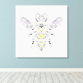 華美蜂 キャンバスプリント (インサイチュ (ウッドフロア))