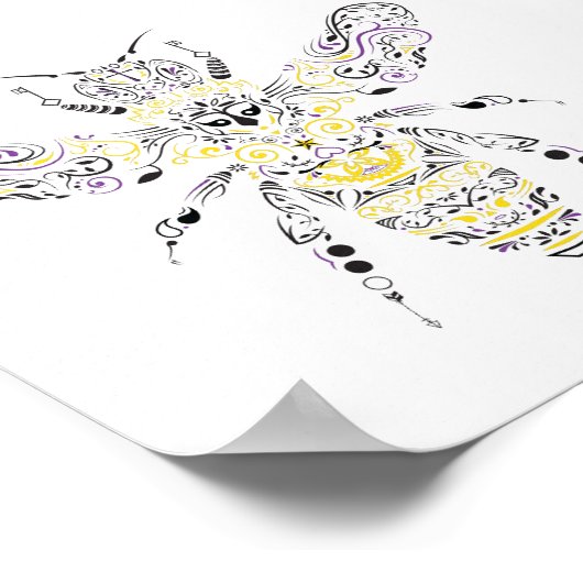 華美蜂 ポスター (角)