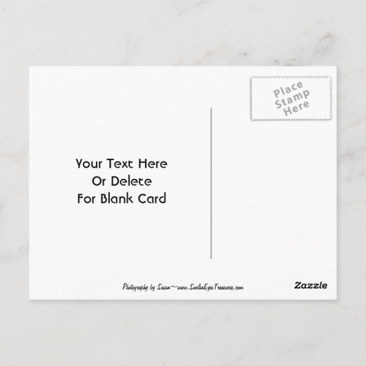 華美赤いハートカスタマイズはがき ポストカード (裏面)