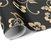 華美金ゴールドオーバーレイ ラッピングペーパー (ロールコーナー)