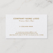 華美金ゴールドフレー赤と白ム 名刺 (裏面)