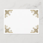 華美金ゴールドヴィンテージフレ結婚ームの詳細 エンクロージャーカード (裏面)