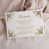 華美金ゴールドヴィンテージフレ結婚ームの詳細 エンクロージャーカード