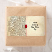 華美金ゴールド住所 シール (インサイチュ)