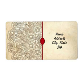 華美金ゴールド住所 シール