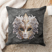 華美金ゴールド/グレー大理石の白詳細 クッション (ブランケット)