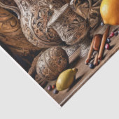 華美食器と果物 – デコページ –  薄葉紙 (詳細)