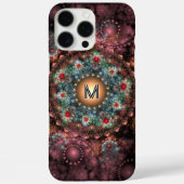 華美Brooch抽象芸術モノグラムのフラクタル芸術 Case-Mate iPhoneケース (裏面)