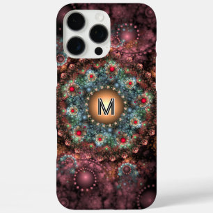 華美Brooch抽象芸術モノグラムのフラクタル芸術 iPhone 16 Pro Maxケース