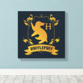 華美HUFFLEPUFF™ハウスクレスト キャンバスプリント (インサイチュ (ウッドフロア))