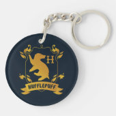 華美HUFFLEPUFF™ハウスクレスト キーホルダー (裏面)