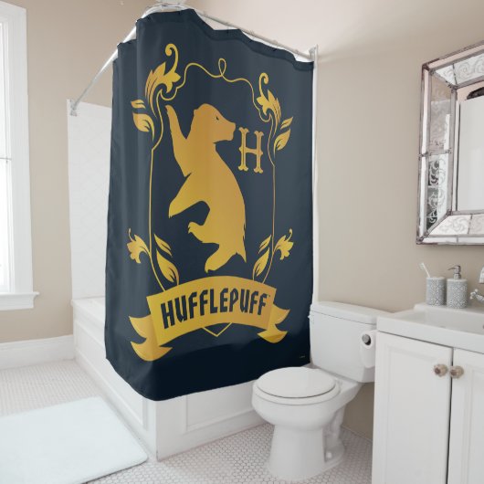 華美HUFFLEPUFF™ハウスクレスト シャワーカーテン (インサイチュ)