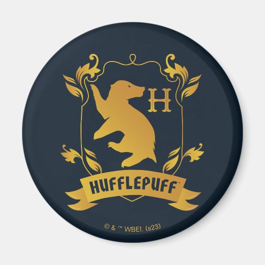 華美HUFFLEPUFF™ハウスクレスト マグネット (正面)