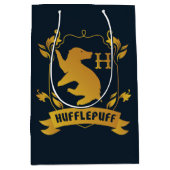華美HUFFLEPUFF™ハウスクレスト ミディアムペーパーバッグ (正面)