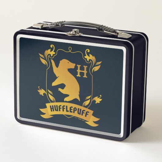 華美HUFFLEPUFF™ハウスクレスト メタルランチボックス (正面)